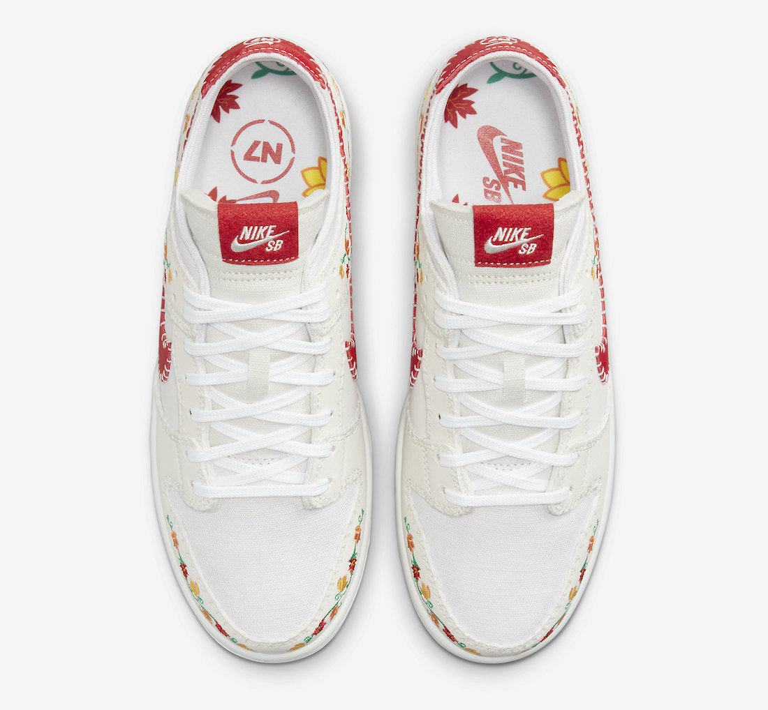 日本未入荷★海外限定★入手困難★Nike SB Dunk Low Decon N7 Sail Red