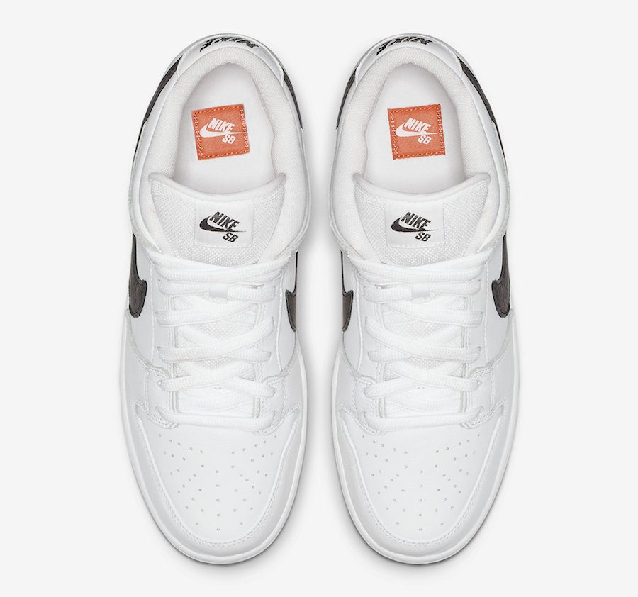 Nike SB Dunk Low Pro ISO Orange Label "White" SS 19 2019