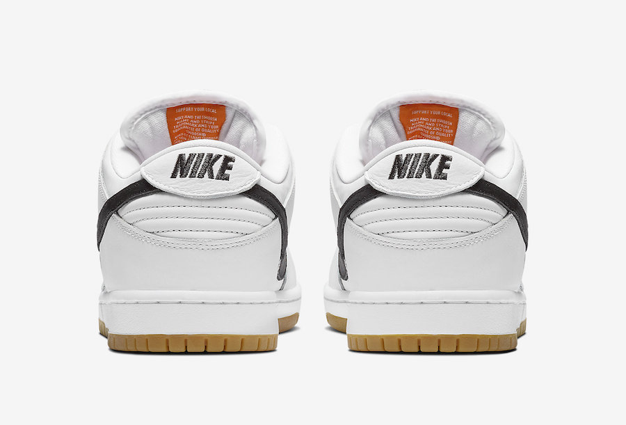Nike SB Dunk Low Pro ISO Orange Label "White" SS 19 2019