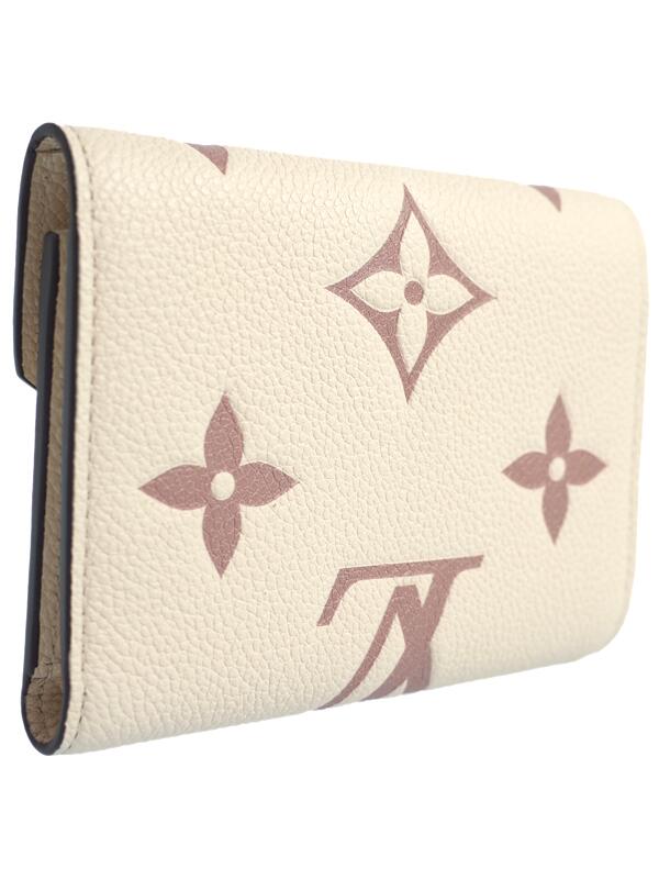 ルイヴィトン『モノグラム アンプラント ポルトフォイユ ヴィクトリーヌ』M80086 レディース 三つ折り短財布