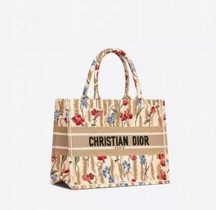 【ディオール】新作！フラワー柄★ディオールブックトートスモールバッグ★