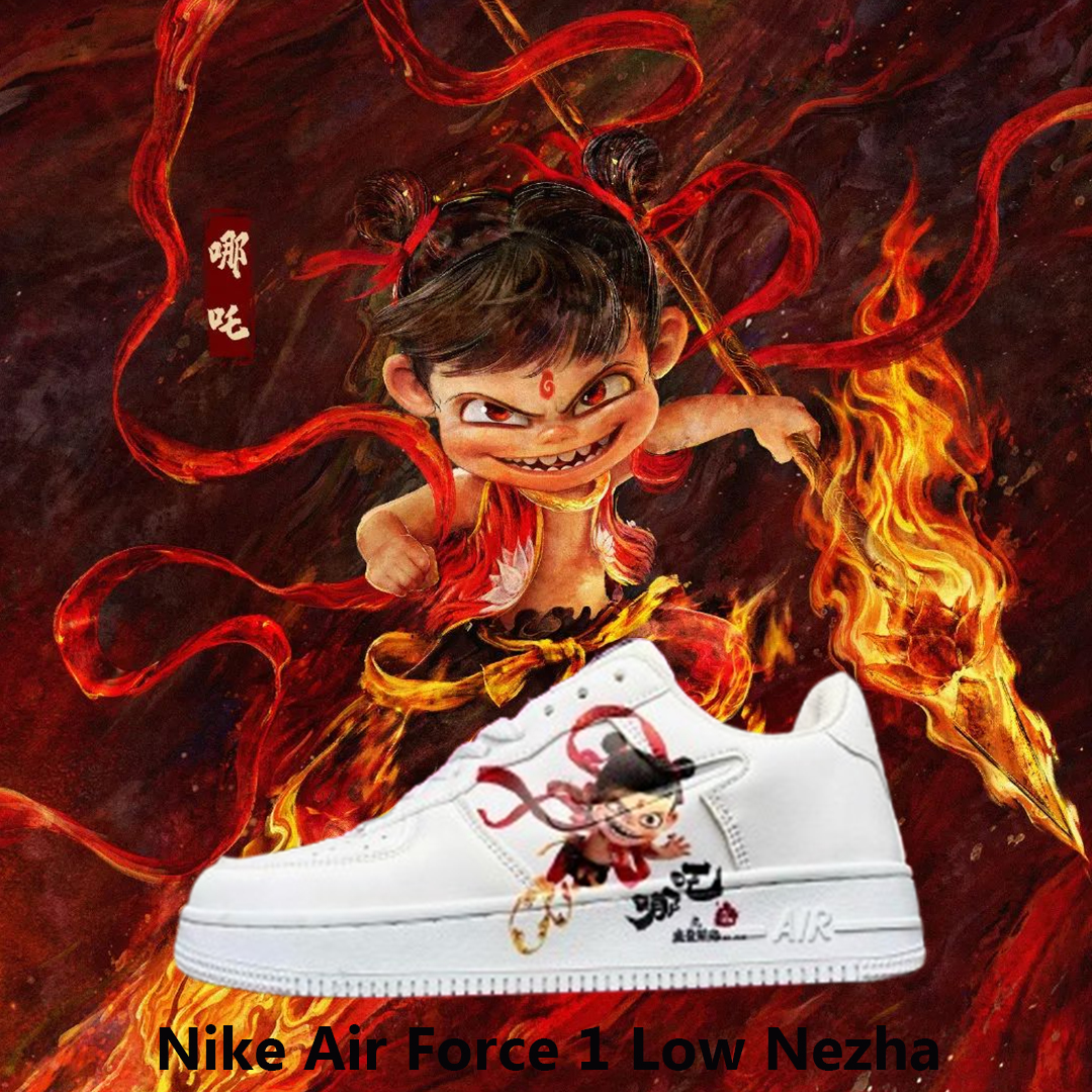2025年に最も人気のアニメ Nike Air Force 1 Low Nezha