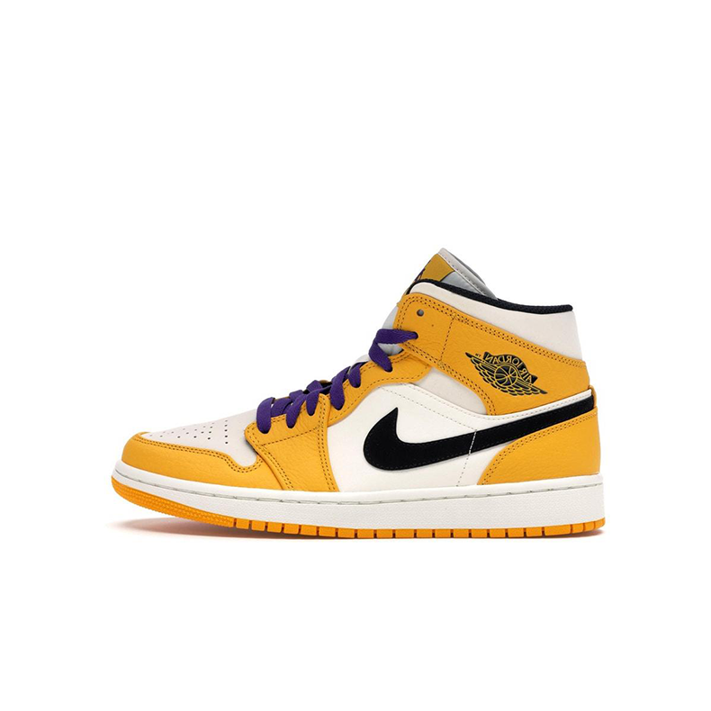 【送料無料】Air Jordan 1 Mid SE Lakers【代金引換】