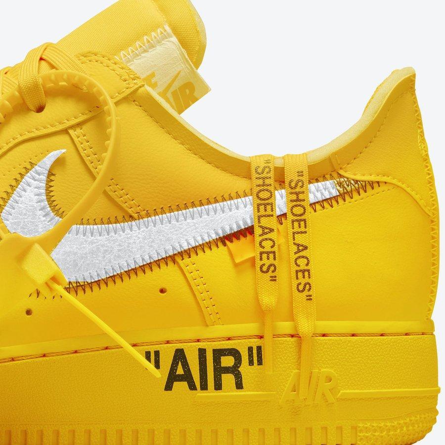 【送料無料】【正規品】オフホワイト×ナイキ エアフォース1 ゴールド Nike Air Force1 Low OFF-WHITE University Gold DD1876-700 【代金引換】