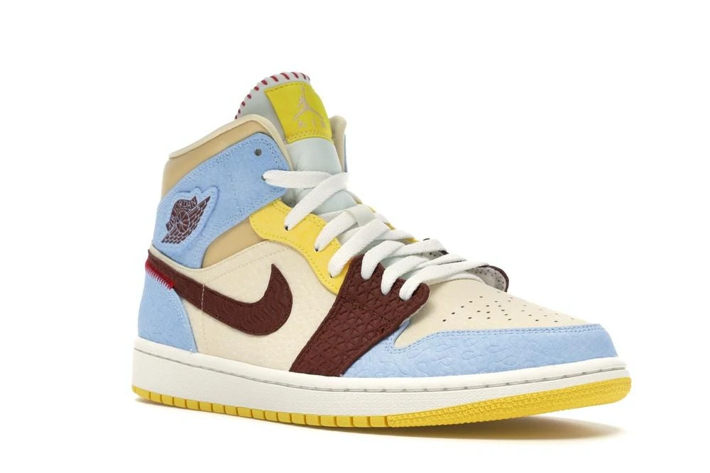 【送料無料】Air Jordan 1 Mid SE Fearless Maison Chateau Rouge【代金引換】