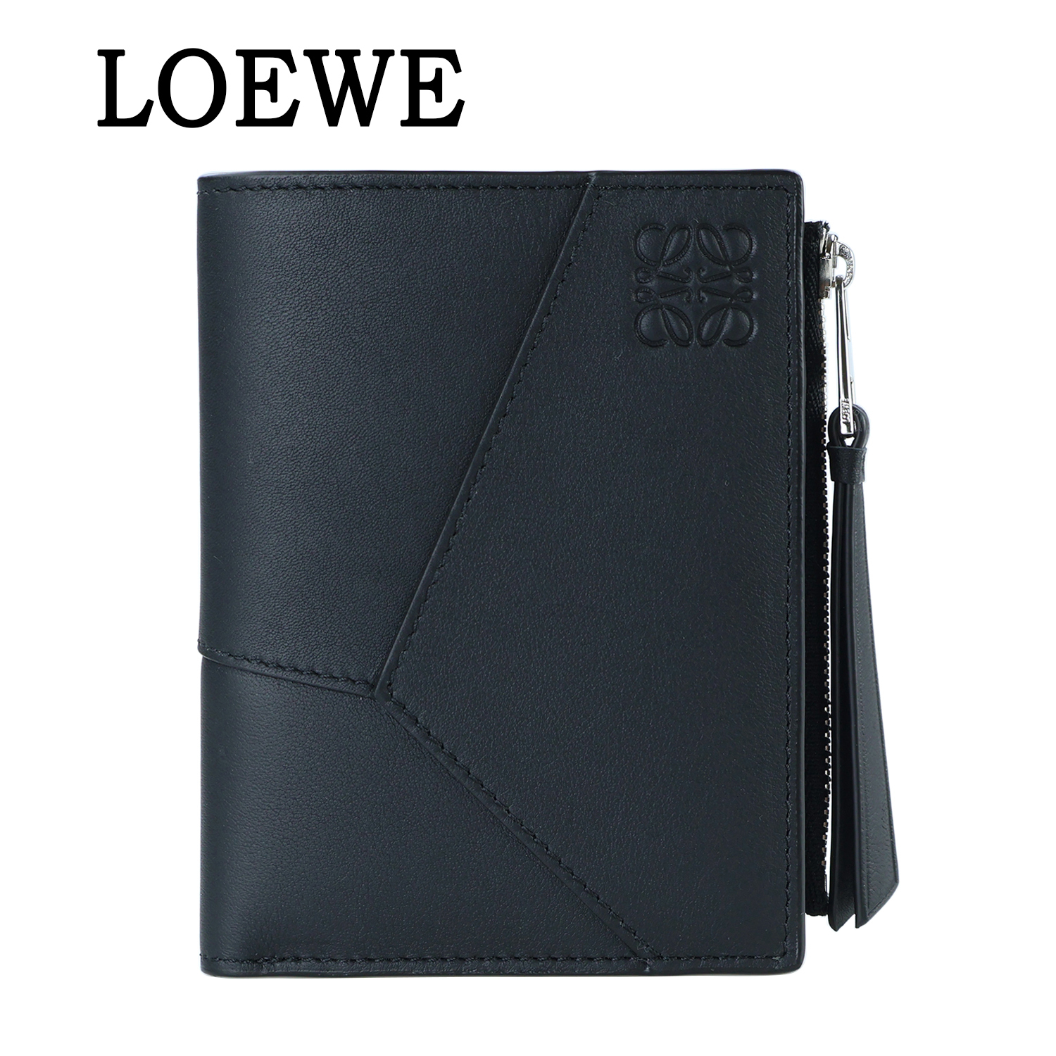 LOEWE 二つ折り財布 パズル コンパクトウォレット メンズ 折財布