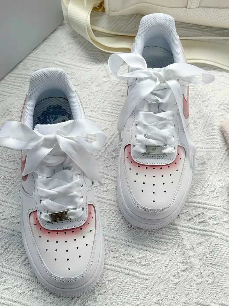 Nike Air Force 1 Low The Name of the Rose Silk Satin Custom