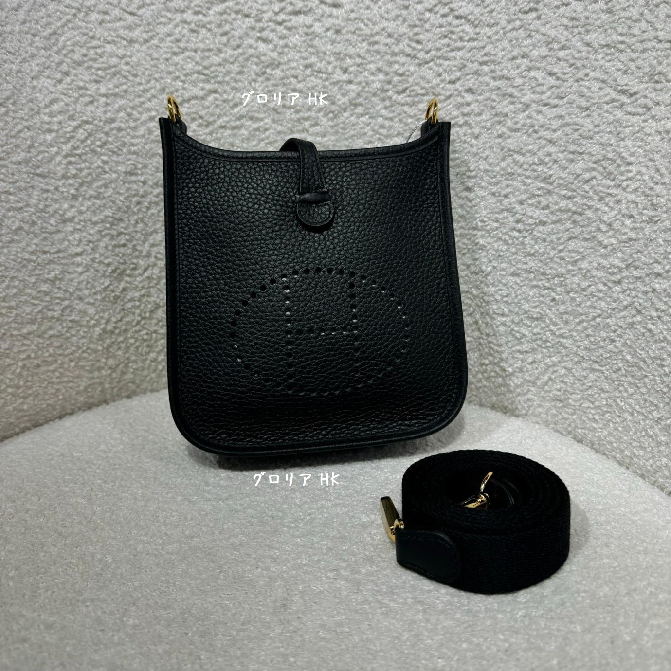 【HERMES】 《エヴリン・アマゾーヌ》 16TPM ゴールド金具