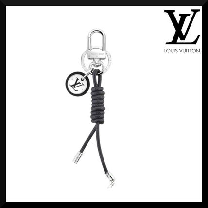 国内発・無関税LV キーホルダー・レザーロープ