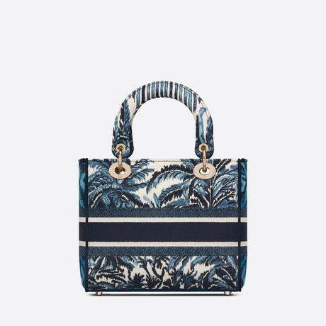 LADY D-LITE ミディアムバッグ Palms エンブロイダリー