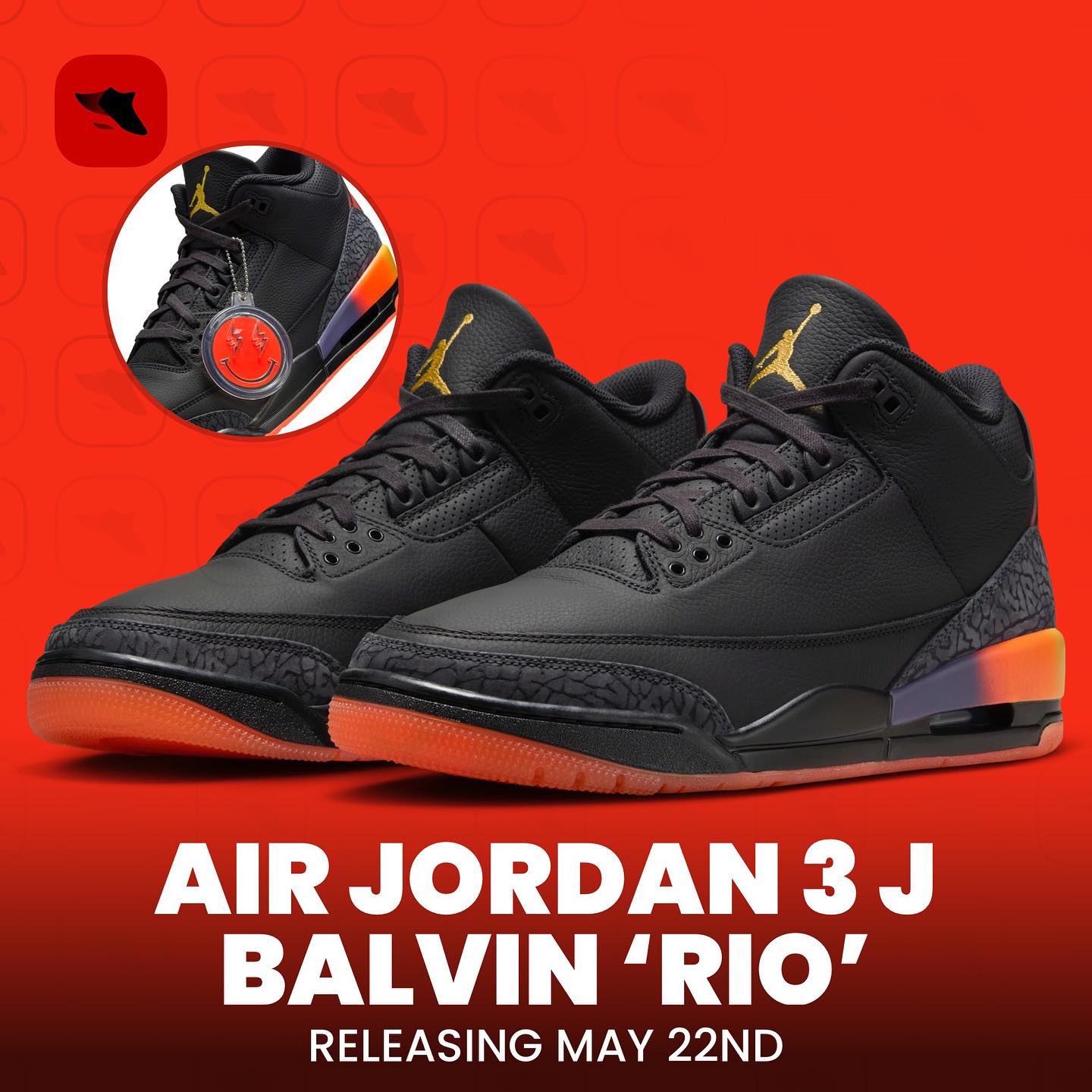5/22発売 J Balvin × Nike Air Jordan 3 Retro SP “Rio”