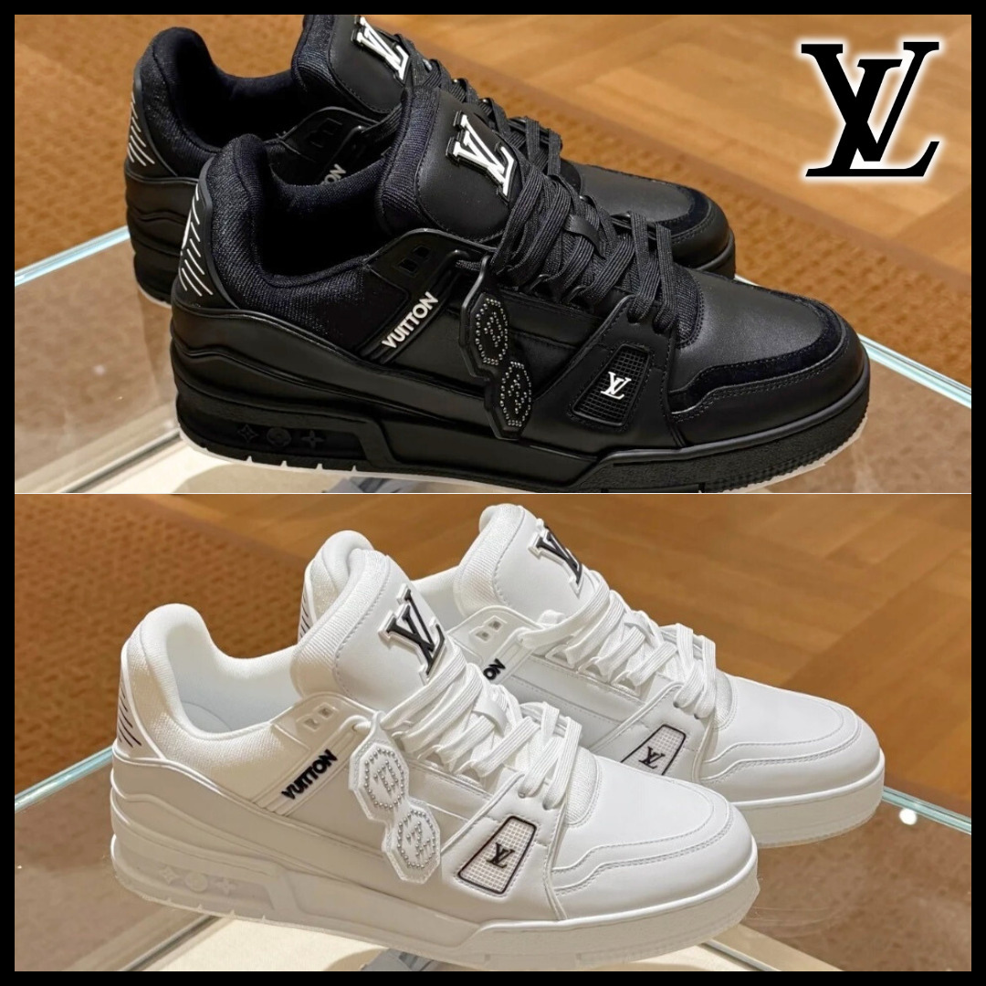 【大人気◆NIGOコラボ】ルイヴィトン LV トレイナー スニーカー