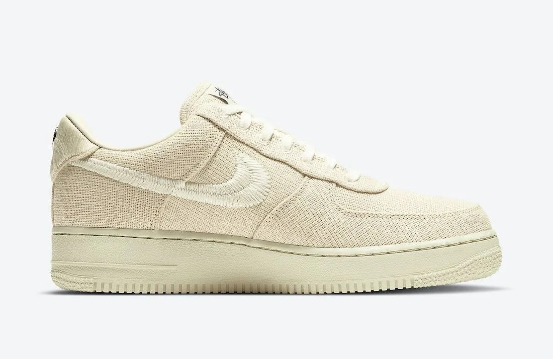 【送料無料】STUSSY X NIKE AIR FORCE 1 LOW FOSSIL STONE【代金引換】