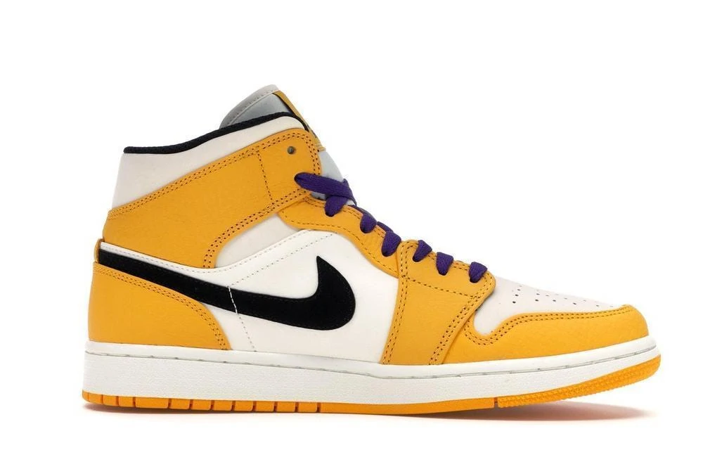 【送料無料】Air Jordan 1 Mid SE Lakers【代金引換】