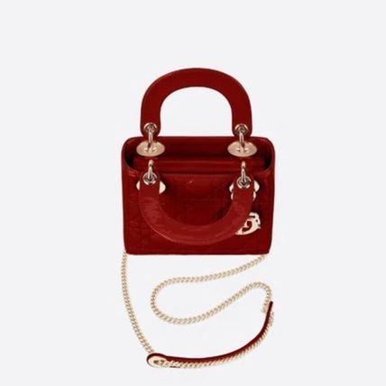 LADY ミニバッグ カーフスキン