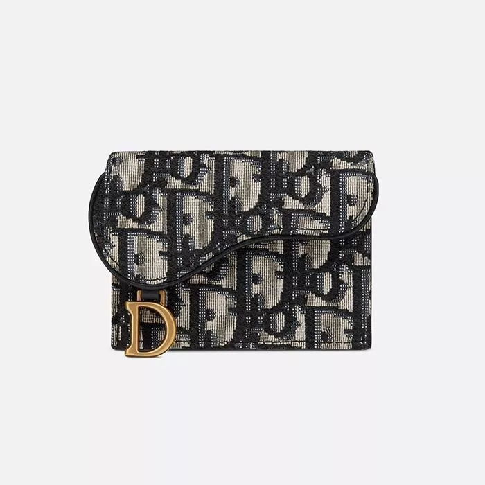 【Dior】国内発送 ディオール SADDLE コンパクトウォレット 財布