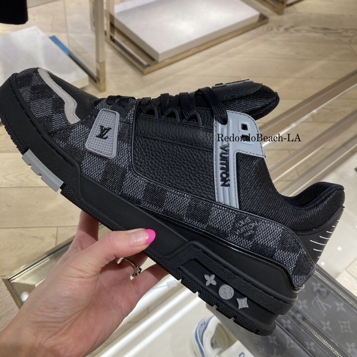 【お洒落ブラック】★LOUIS VUITTON★Trainer スニーカー