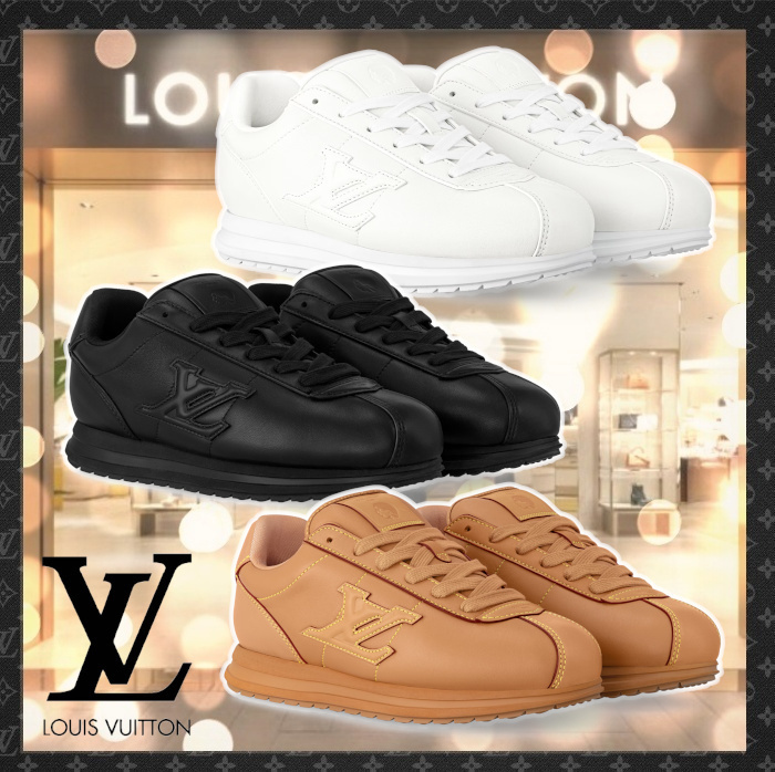 【上品なスタイル】Louis Vuitton☆LV バターソフト スニーカー