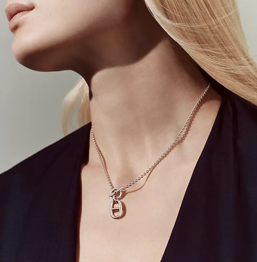 大人気で入手困難【HERMES】シェーヌダンクル ネックレス