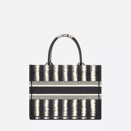 BOOK TOTE スモールバッグ D-Stripes エンブロイダリー 3色