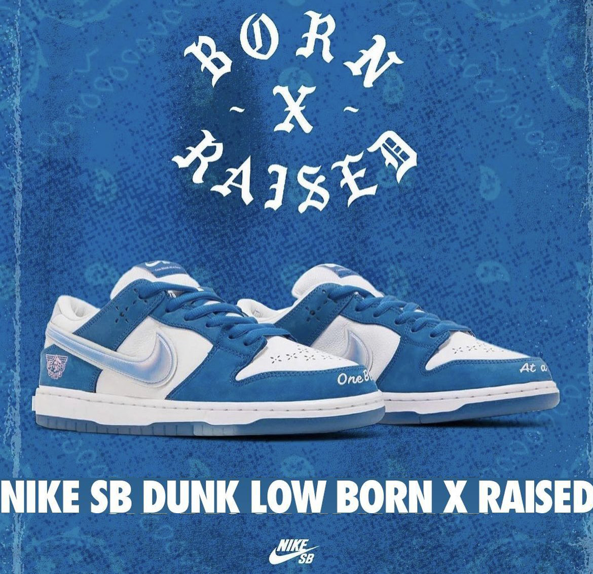 【新商品発売】🔥超人気🔥NIKE SB x BORN×RAISED ☆ Dunk Low ‘One Block at a Time’