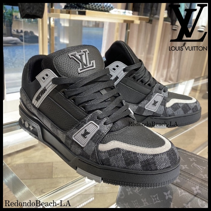 【お洒落ブラック】★LOUIS VUITTON★Trainer スニーカー