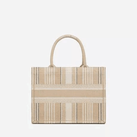 BOOK TOTE スモールバッグ D-Stripes エンブロイダリー 3色
