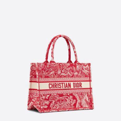 BOOK TOTE スモールバッグ トワル ドゥ ジュイ リバース エンブロイダリー