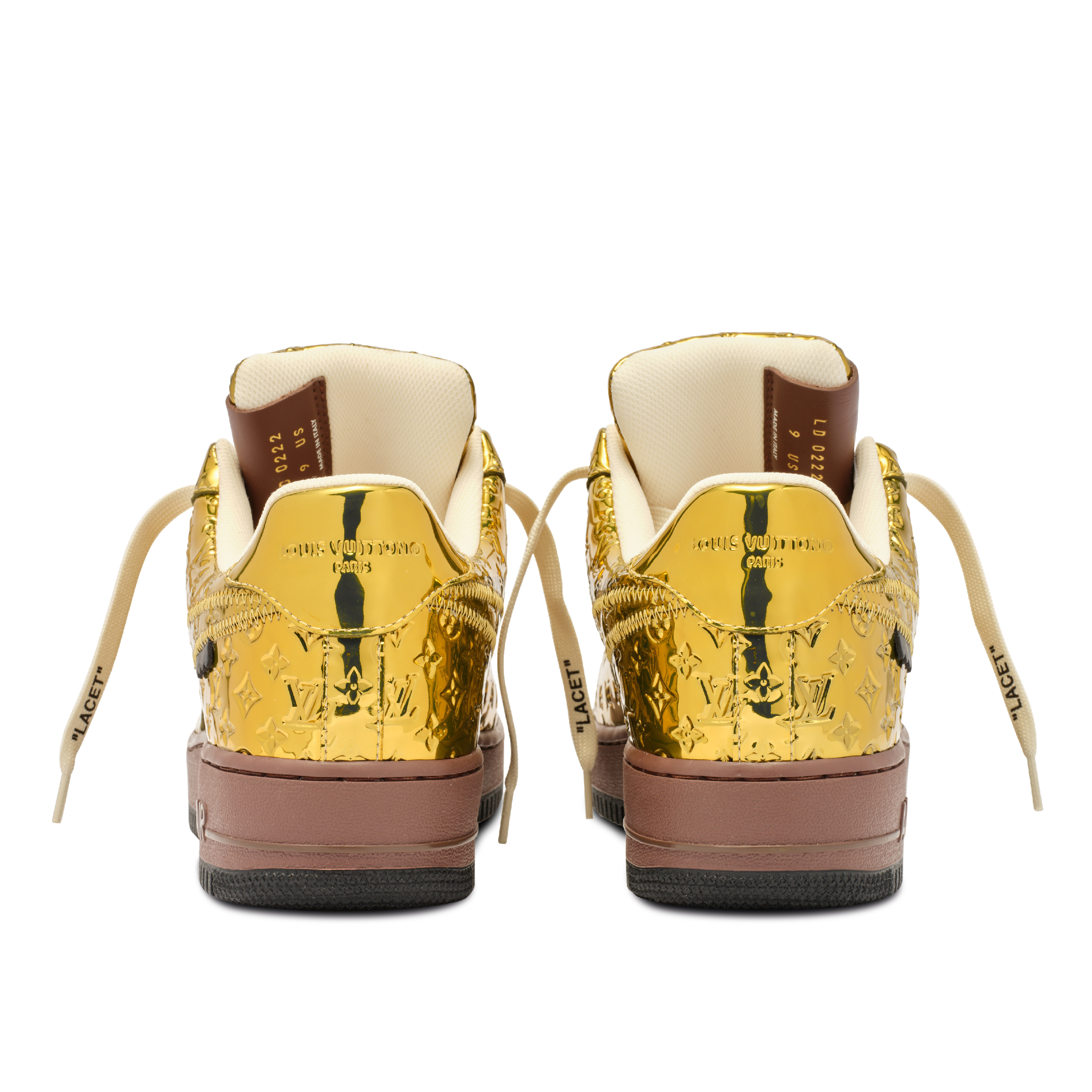 【新商品発売】【今年の新商品】Louis Vuitton Nike Air Force 1 Low By Virgil Abloh Black Metallic Silver【本物保証】【代金引換】