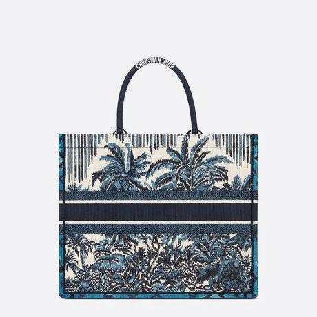 BOOK TOTE Palms エンブロイダリー