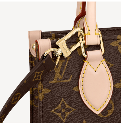 【新品】 ルイヴィトン サックプラBB モノグラム レザー ブラウン ゴールド金具 ハンドバッグ トートバッグ ショルダーバッグ 2WAY