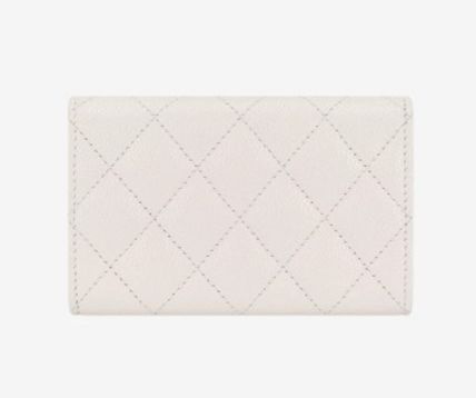 PREMIUM◆送料込【CHANEL】フラップ カードホルダー ホワイト