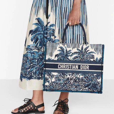 BOOK TOTE Palms エンブロイダリー