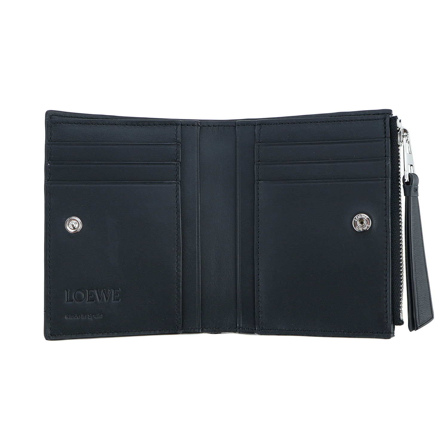 LOEWE 二つ折り財布 パズル コンパクトウォレット メンズ 折財布