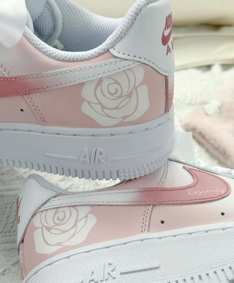 Nike Air Force 1 Low The Name of the Rose Silk Satin Custom