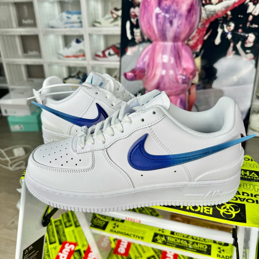 Nike Air Force 1 Low AMBUSH White and blue colorful