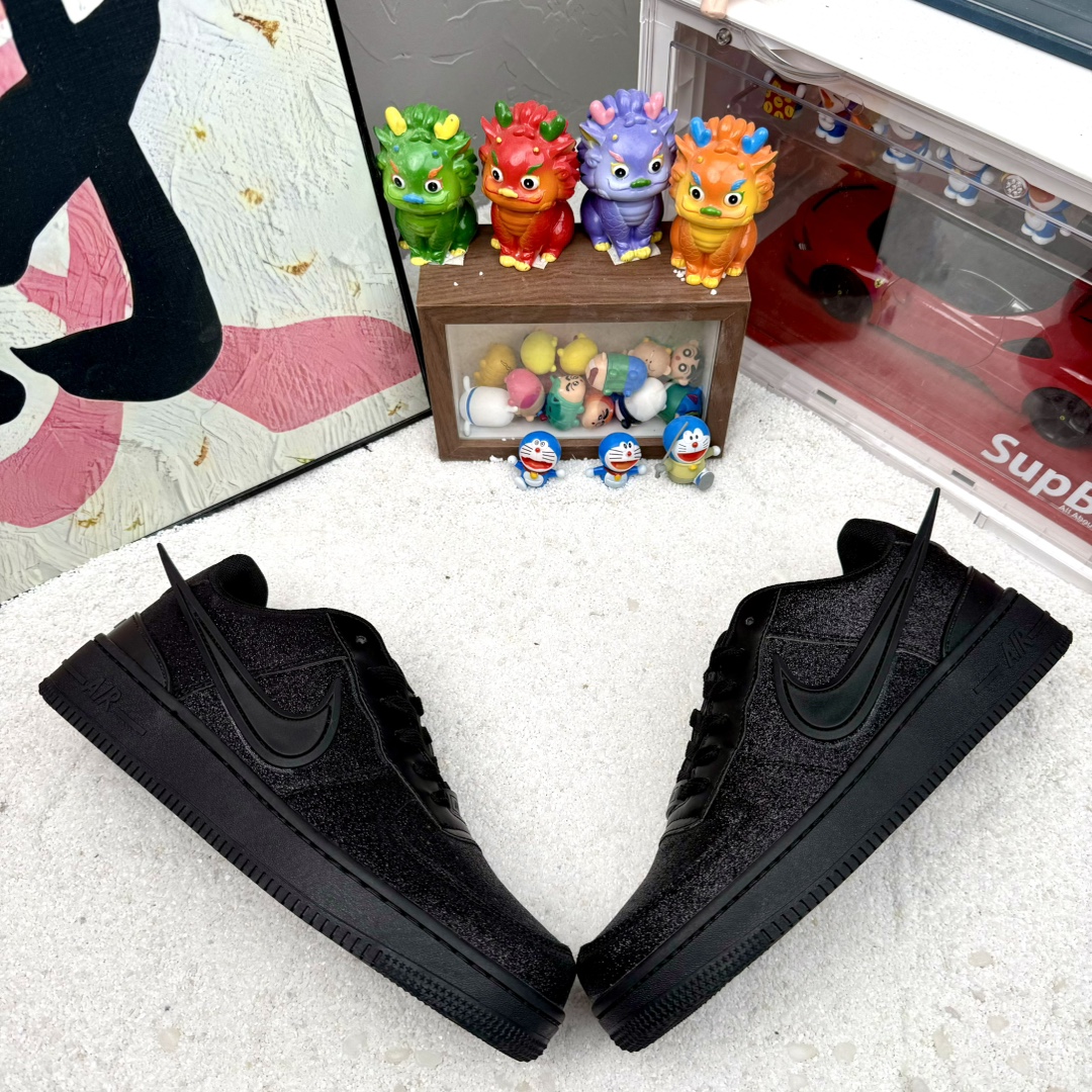Nike Air Force 1 Starry Hook Black