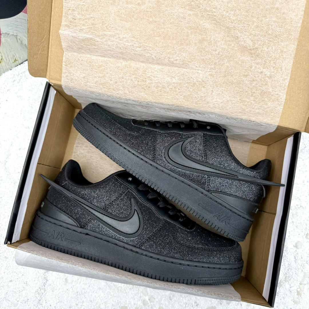Nike Air Force 1 Starry Hook Black