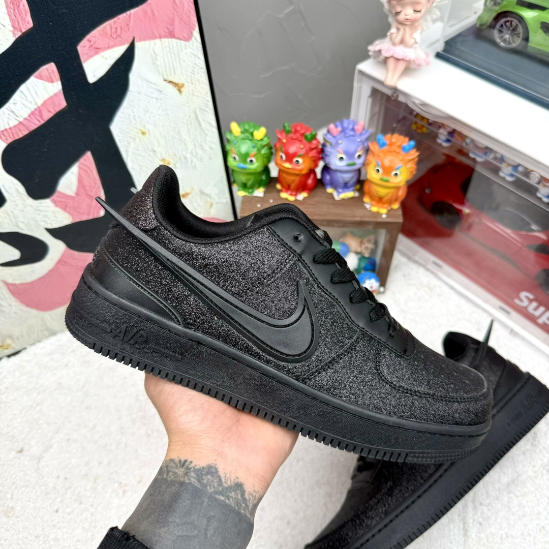 Nike Air Force 1 Starry Hook Black