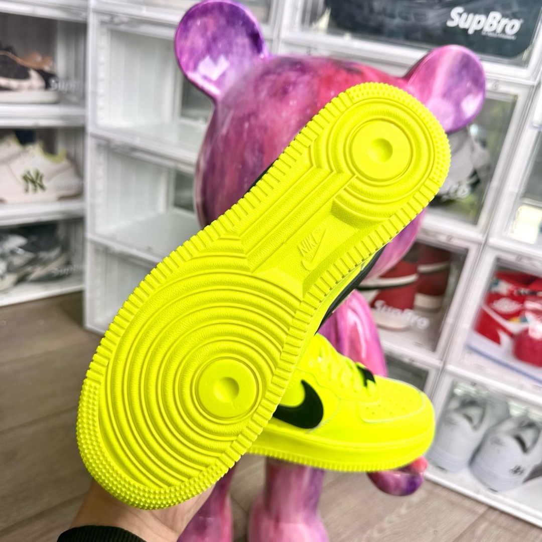 Nike Air Force 1 Big hook Fluorescent Green