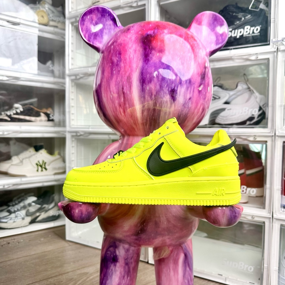 Nike Air Force 1 Big hook Fluorescent Green