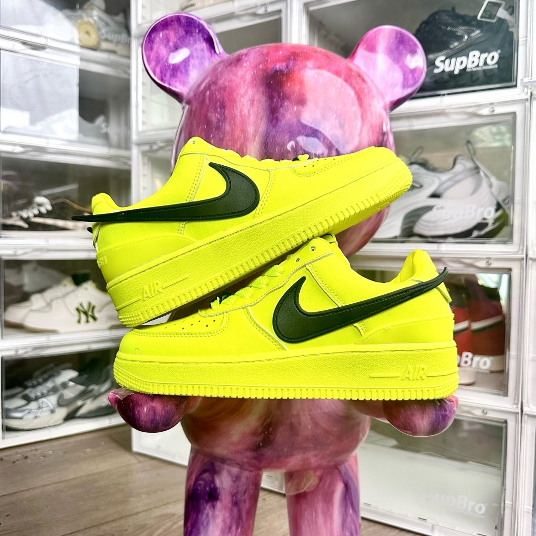 Nike Air Force 1 Big hook Fluorescent Green