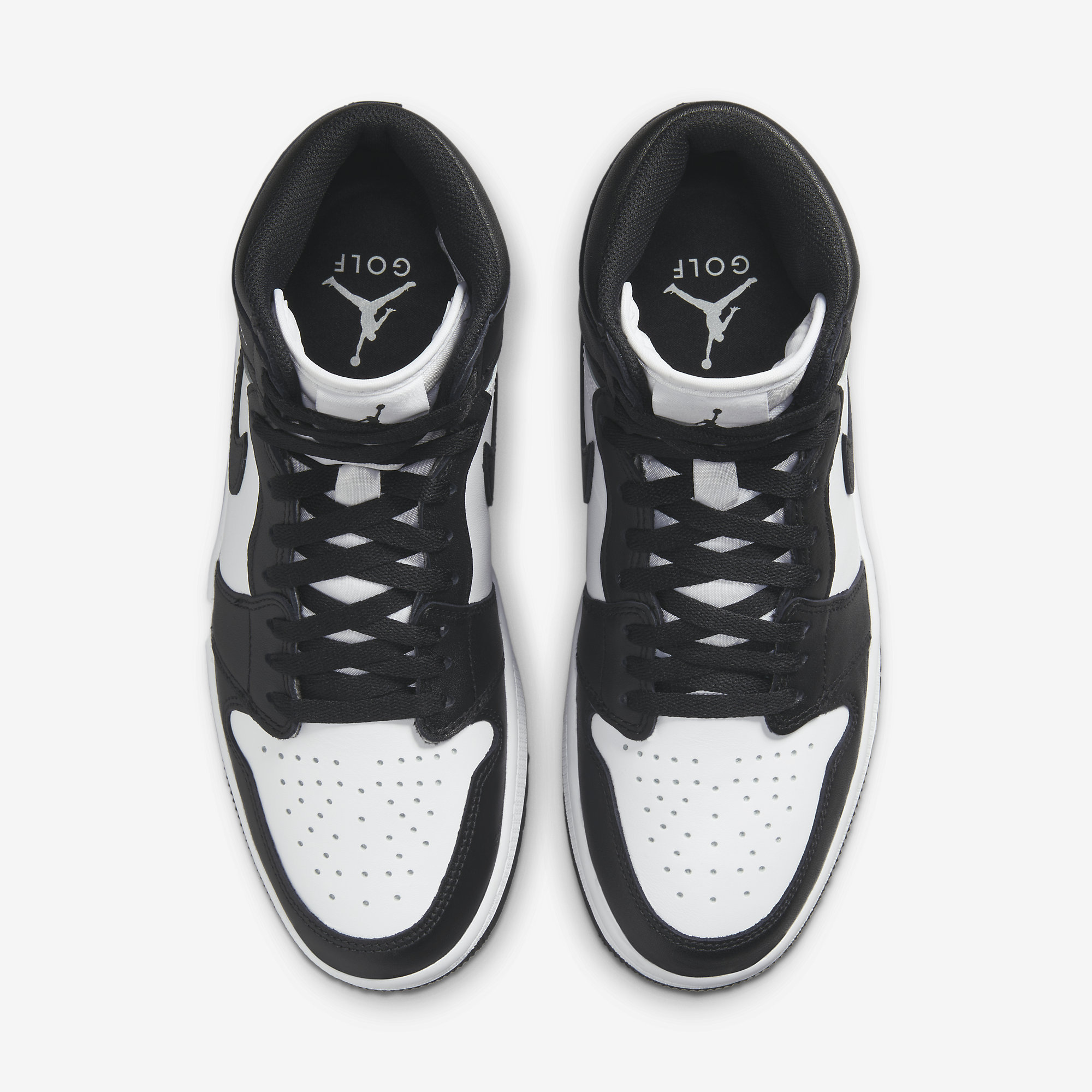 ◆送料無料◆NIKE AIR JORDAN 1 HIGH GOLF WHITE BLACK◆正規品