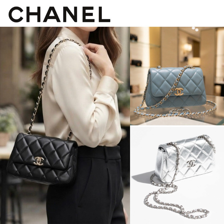 【キュートな存在感】CHANEL チェーンショルダーバッグ