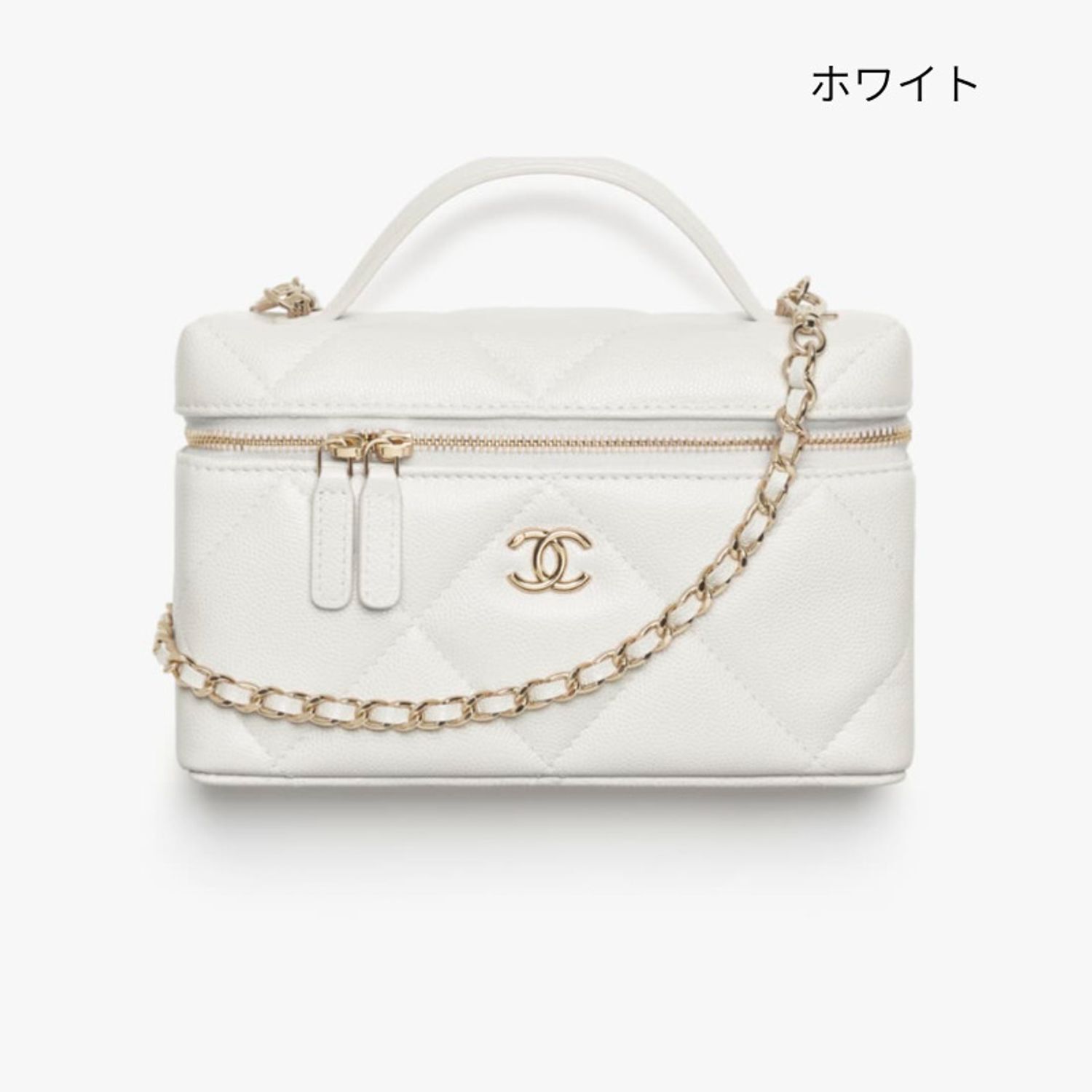【大本命!】CHANEL CCロゴ ヴァニティー トップハンドル 3WAY
