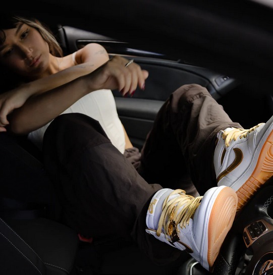 NIKE エアジョーダン Jordan AJ 1 メタリックゴールド 22-28㎝