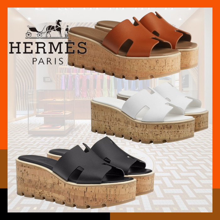 HERMES 続々完売! Eze 30 エズ30 プラットフォームサンダル