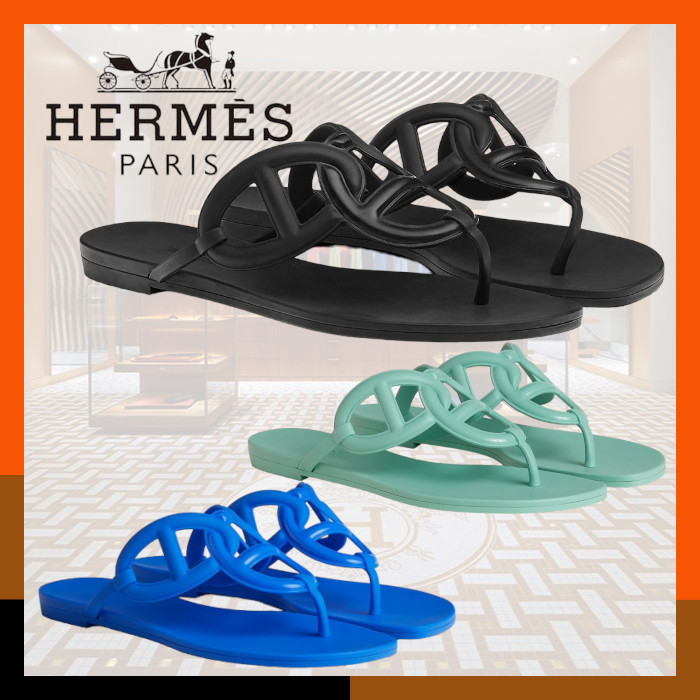 大人気 ☆HERMES☆ ラバーサンダル Egerie Sandal