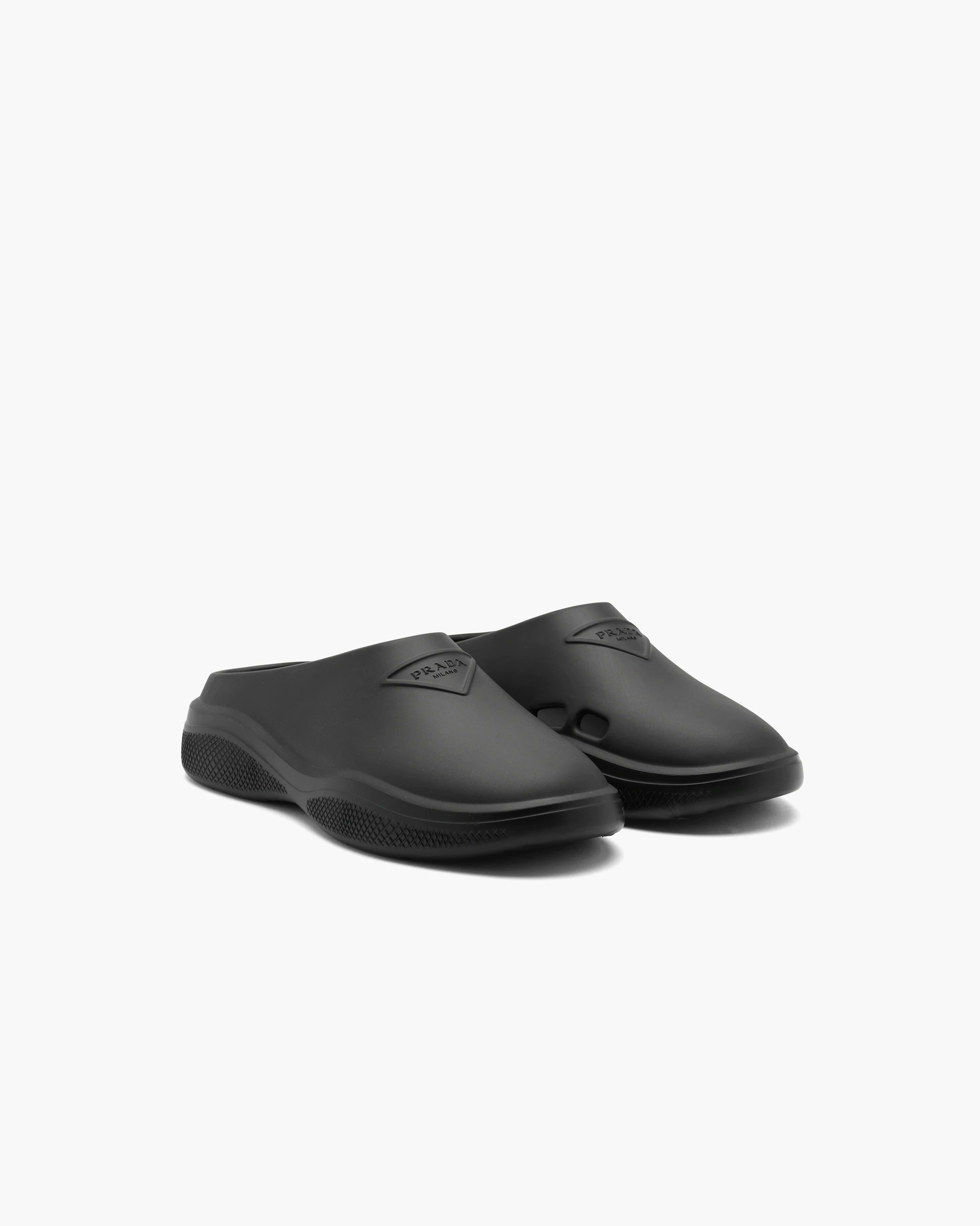 ★大人気★PRADA 【直営店】 新作 Foam rubber mules ミュール