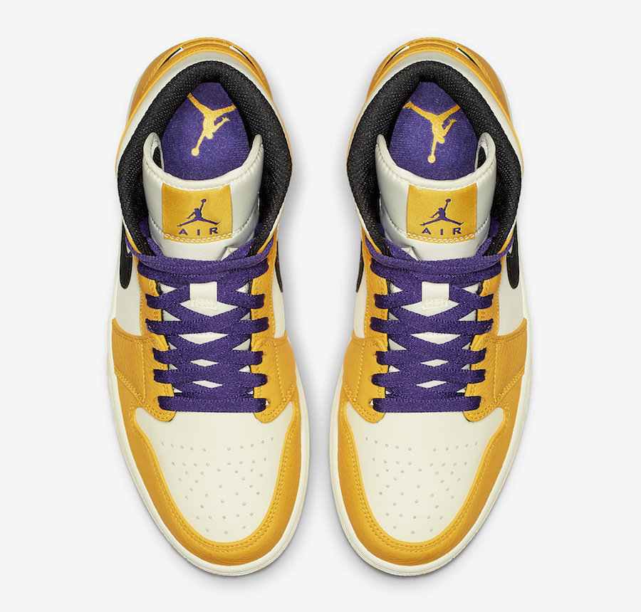 【送料無料】Air Jordan 1 Mid SE Lakers【代金引換】